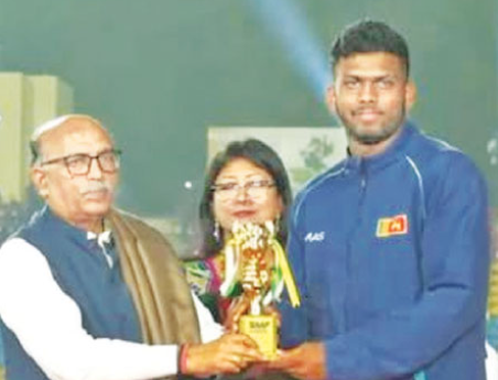 Athletes Shafiya and Rumesh pride of Lanka
