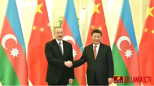 President Xi Jinping and Azerbaijani President Ilh